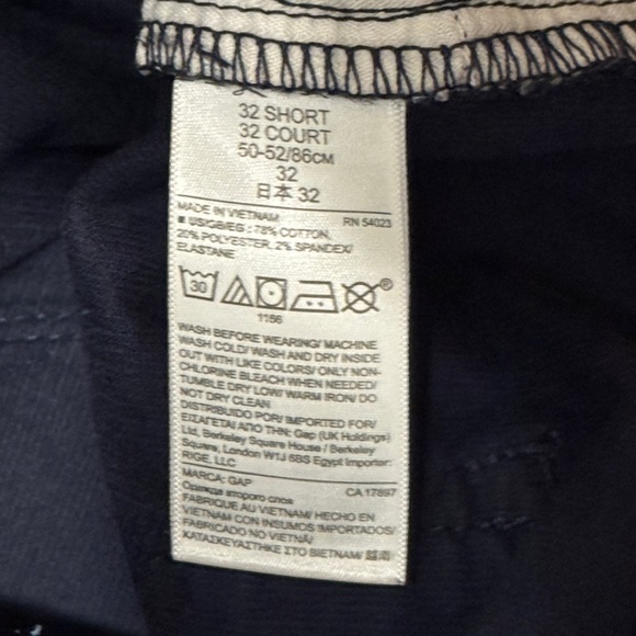 Gap Baby Boot Navy Corduroy Pants- Short length - Picture 5 of 8